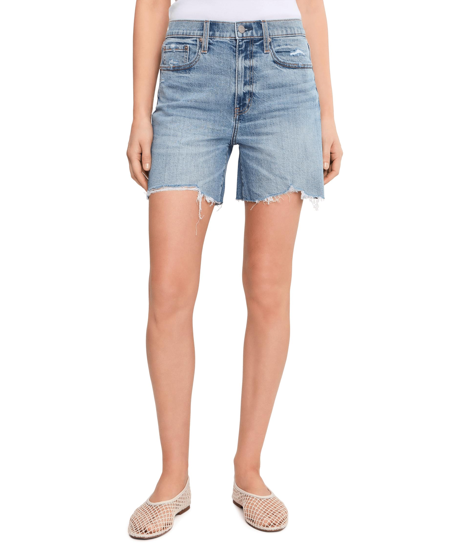 Sundaze High-Rise Long Shorts