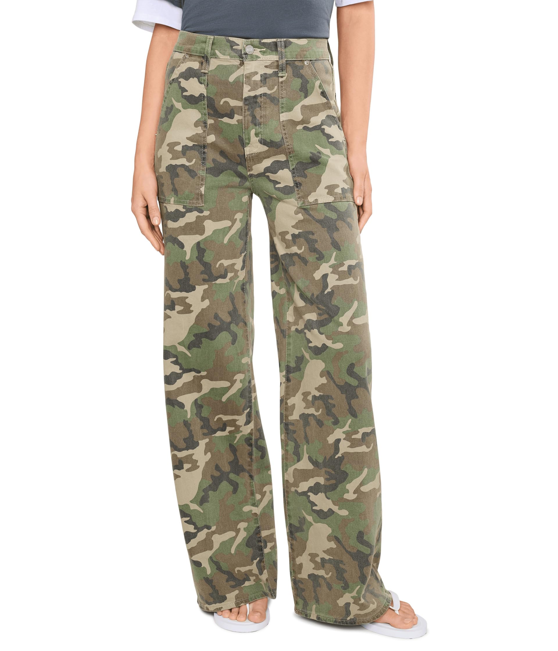 Джинсы DAZE Far Out Patchpocket High-rise Wide Leg