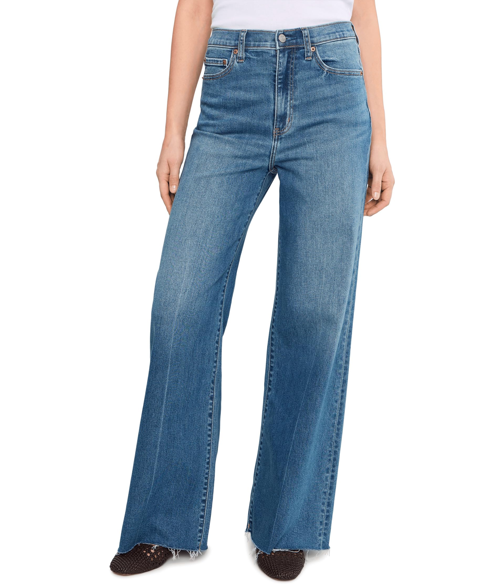 Far Out High-rise Wide Leg In New Indigo