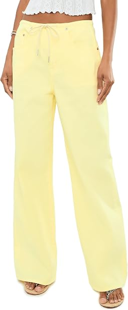 Джинсы Madison Mid-Rise Wide Leg in Sunny DAZE