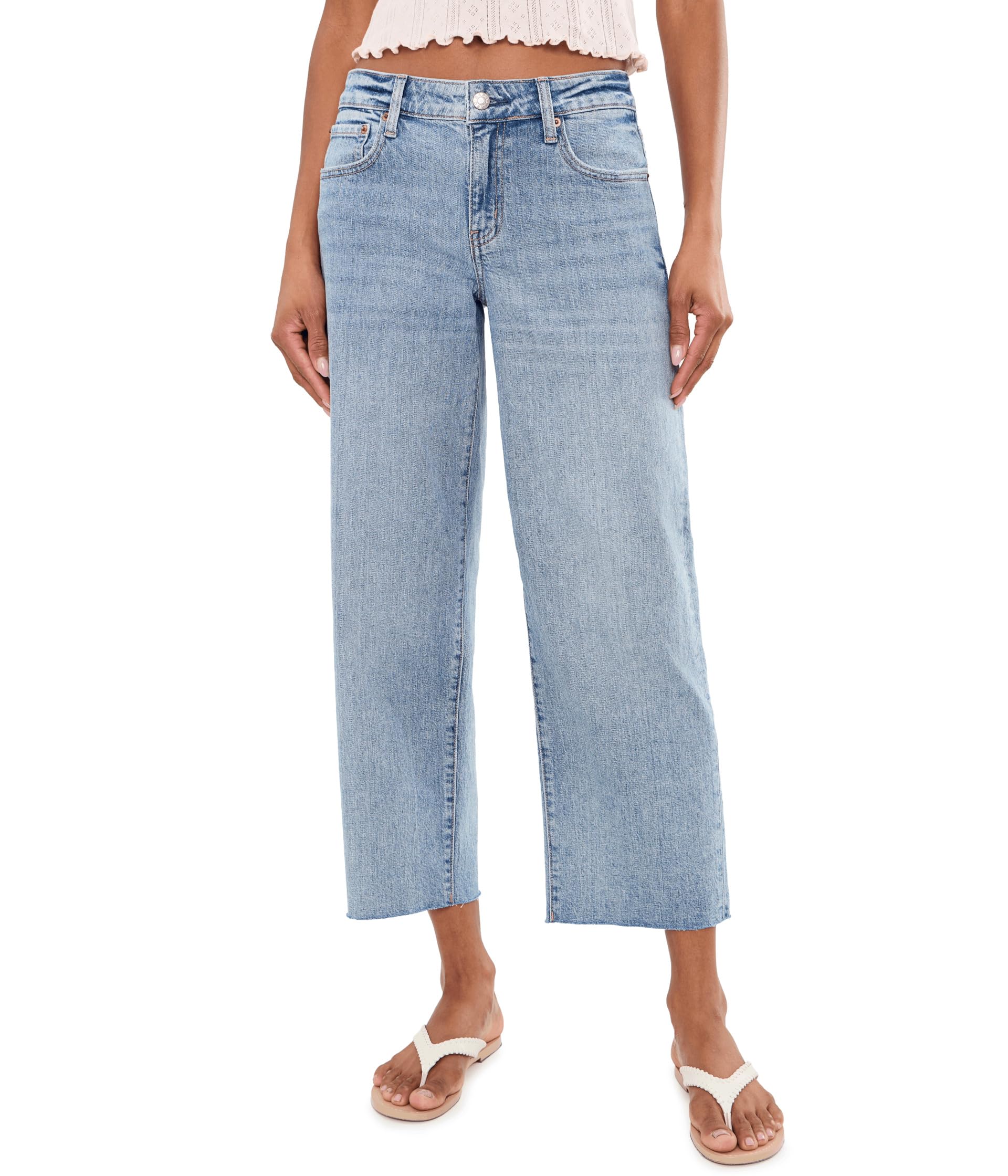 DAZE джинсы Keeper Crop Low Rise Straight Cropped, цвет Obviously Vintage