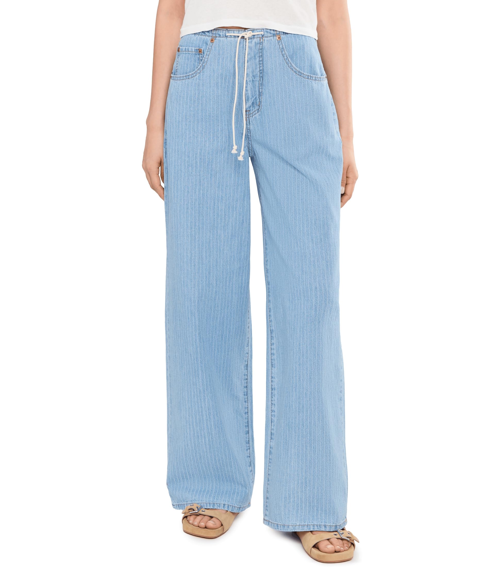 Madison Mid-Rise Wide Leg in Whimsy