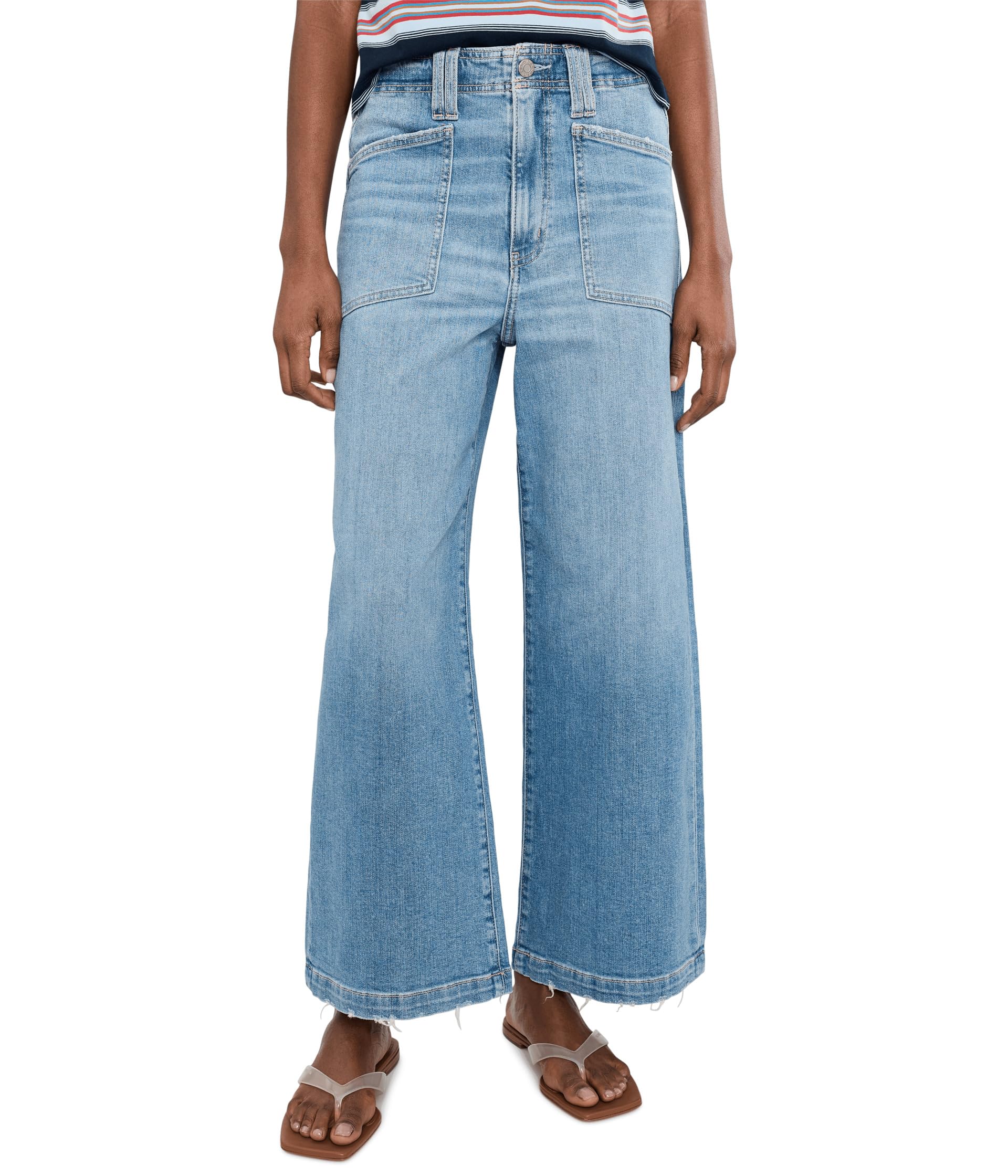 Valley Girl High-rise Patch Pocket Ankle In Fave