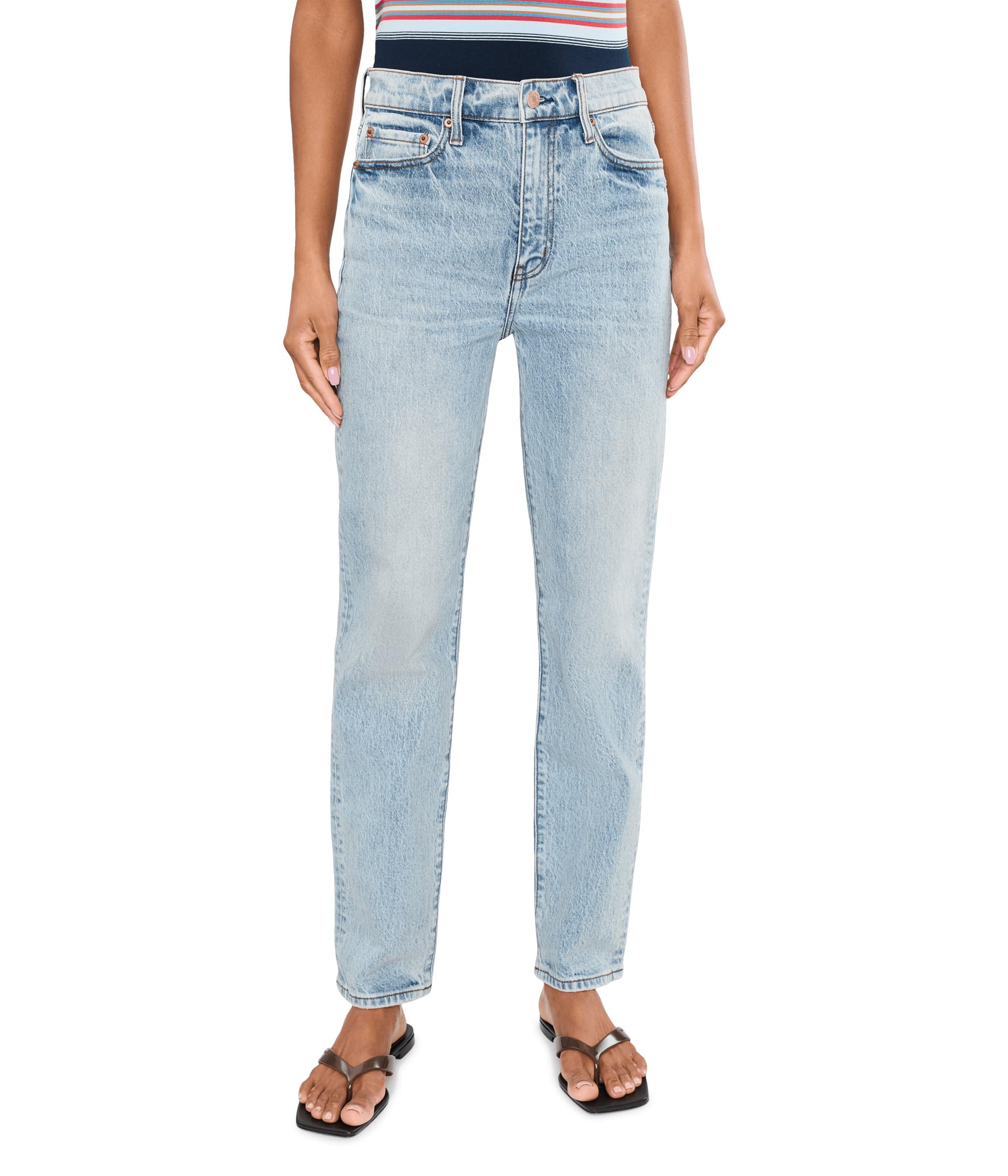 Smarty Pants High-rise Slim Straight In Wink