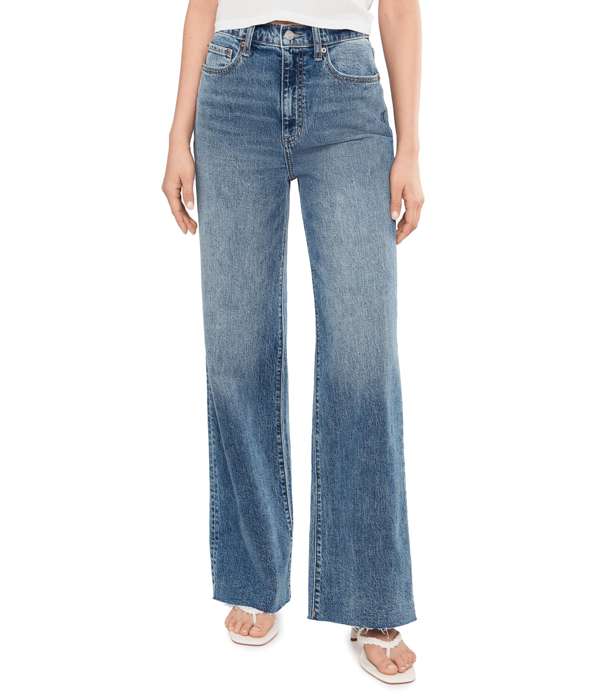 Far Out High-rise Wide Leg In Stunner