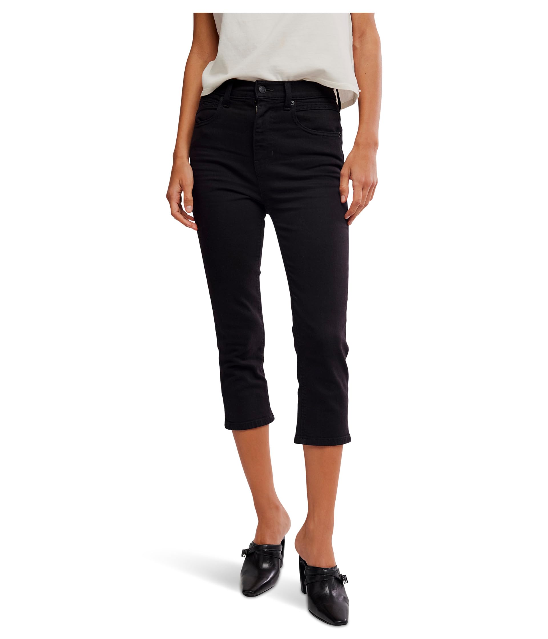 We The Free Hot Take Slim Crop Jeans