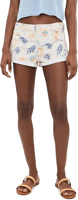 Cali Cuffed Printed Shorts