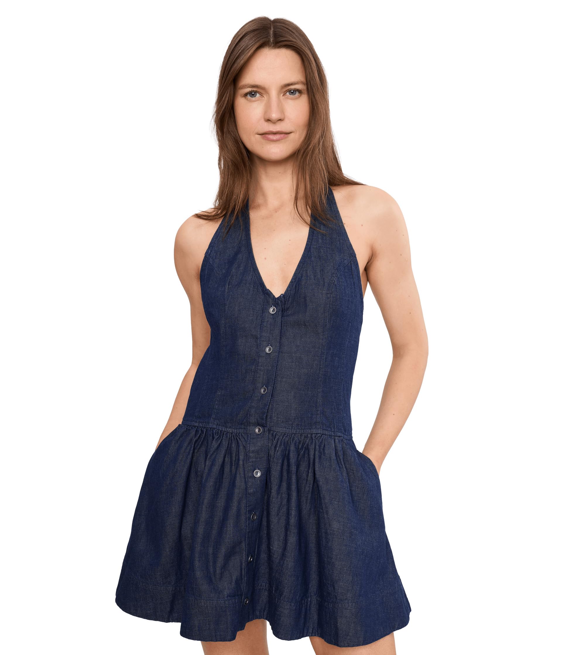 Женское мини-платье Free People Clean Break Denim