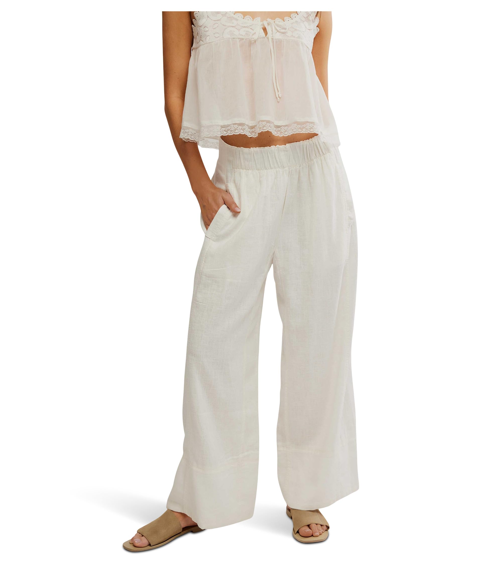 Day's End Linen Pull-On Pants