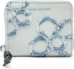 The Daisy Denim Mini Compact Wallet