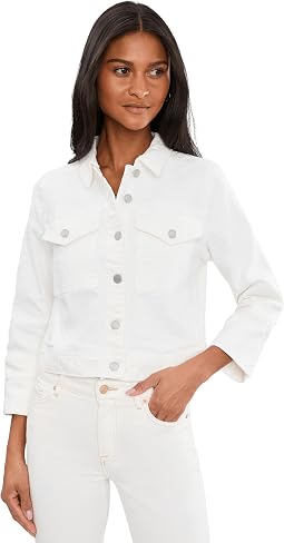 Petite Cropped Jacket w/ Bracelet Length Cuffed Sleeve