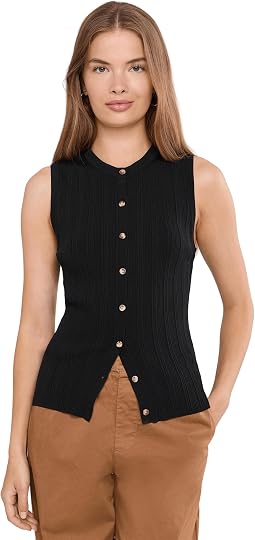 Manhattan Rib Button Кардиган