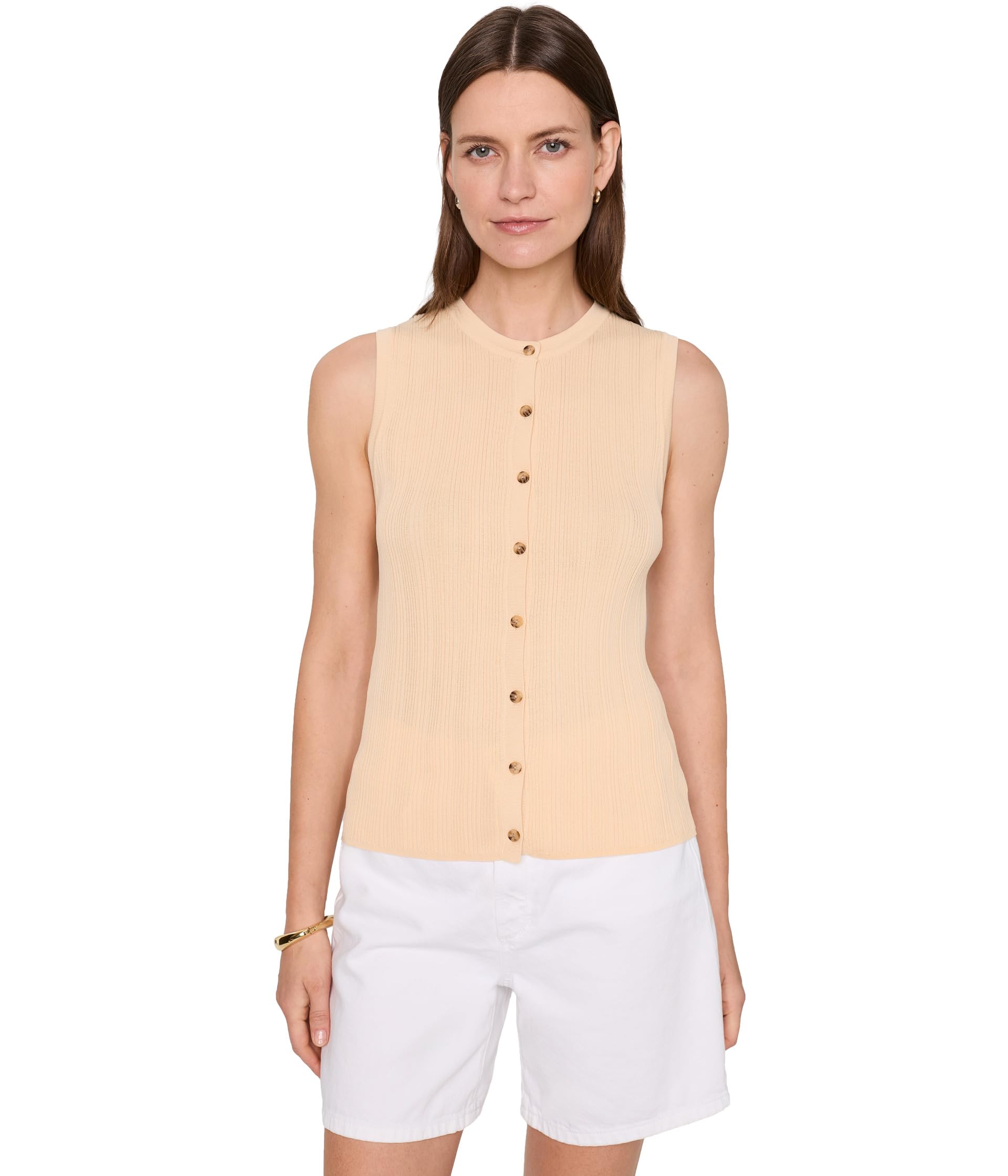 Manhattan Rib Button Cardi