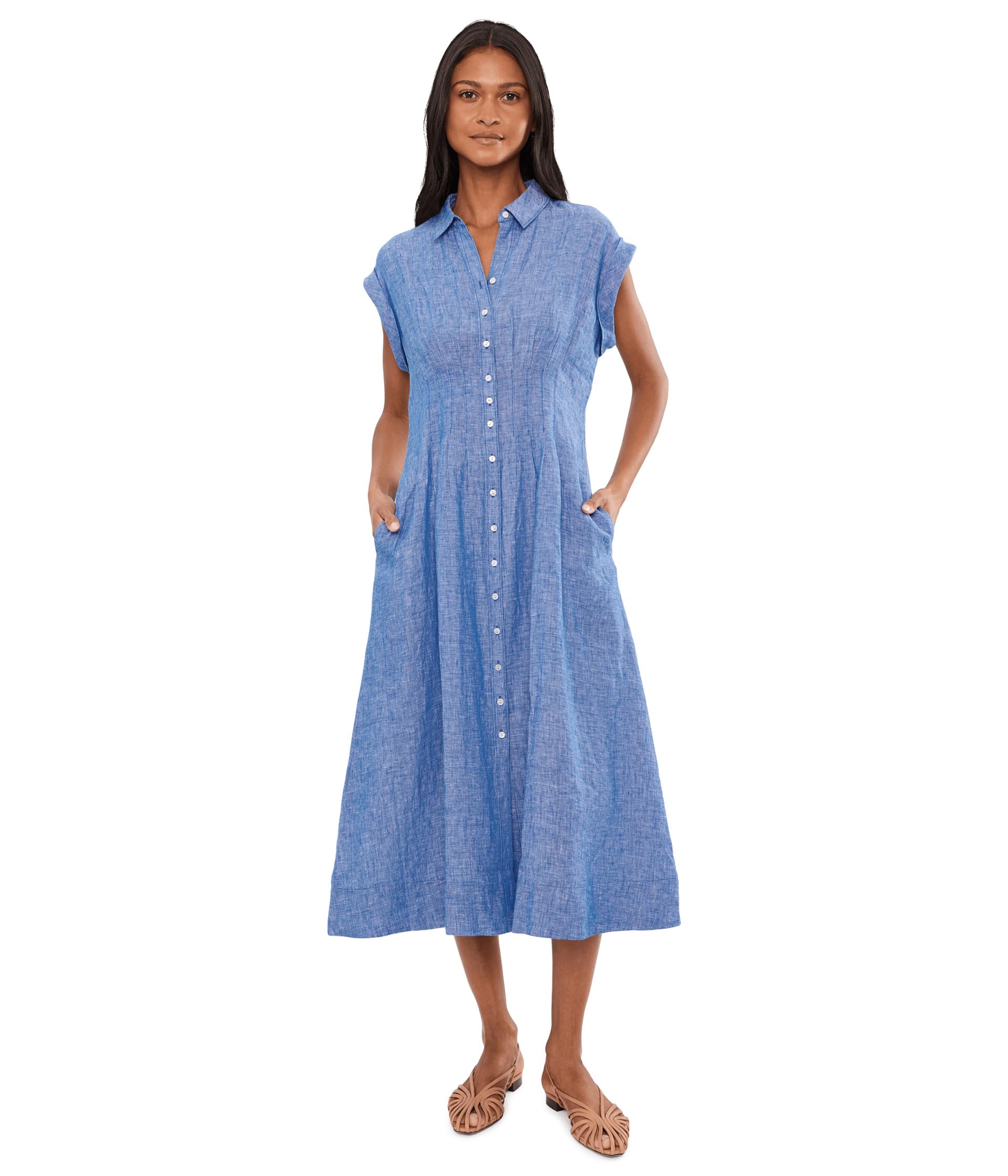 Платье-рубашка Tonya Linen Midi