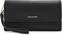 Jet Set Medium Flap Double Zip Wristlet