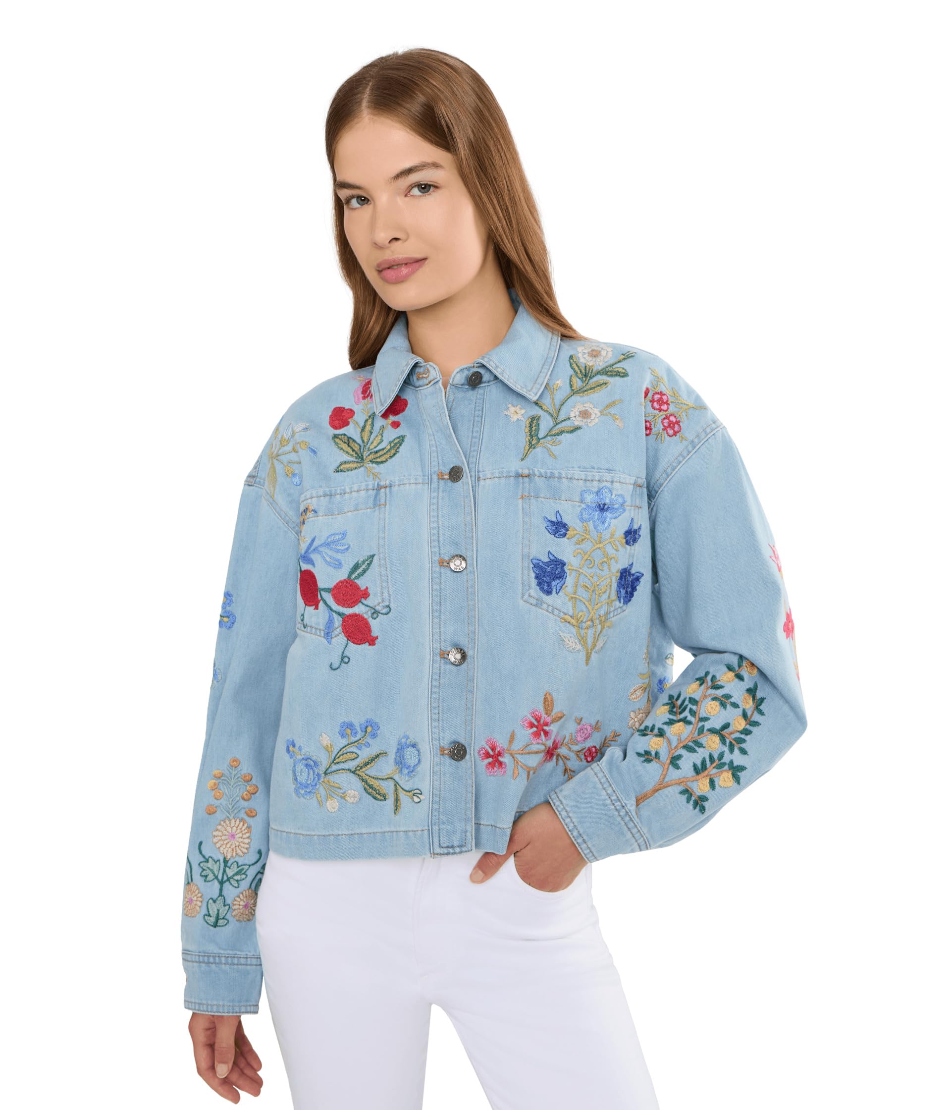 Beatrix Cropped Denim Jacket