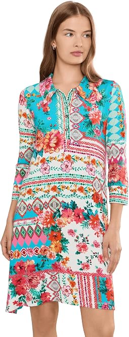 The Janie Favorite Polo Tunic Dress - Renata