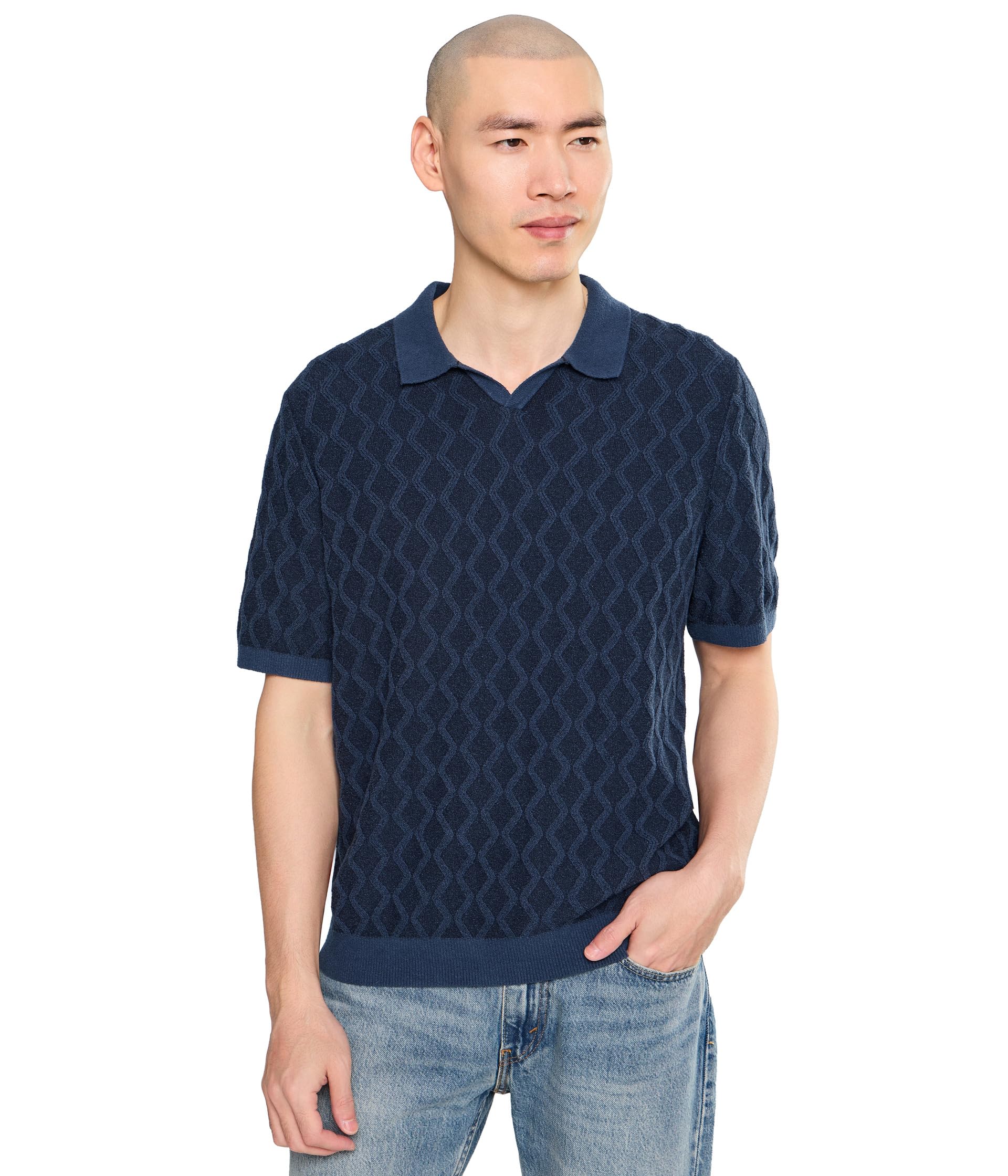 Ocean Waters Short Sleeve Polo
