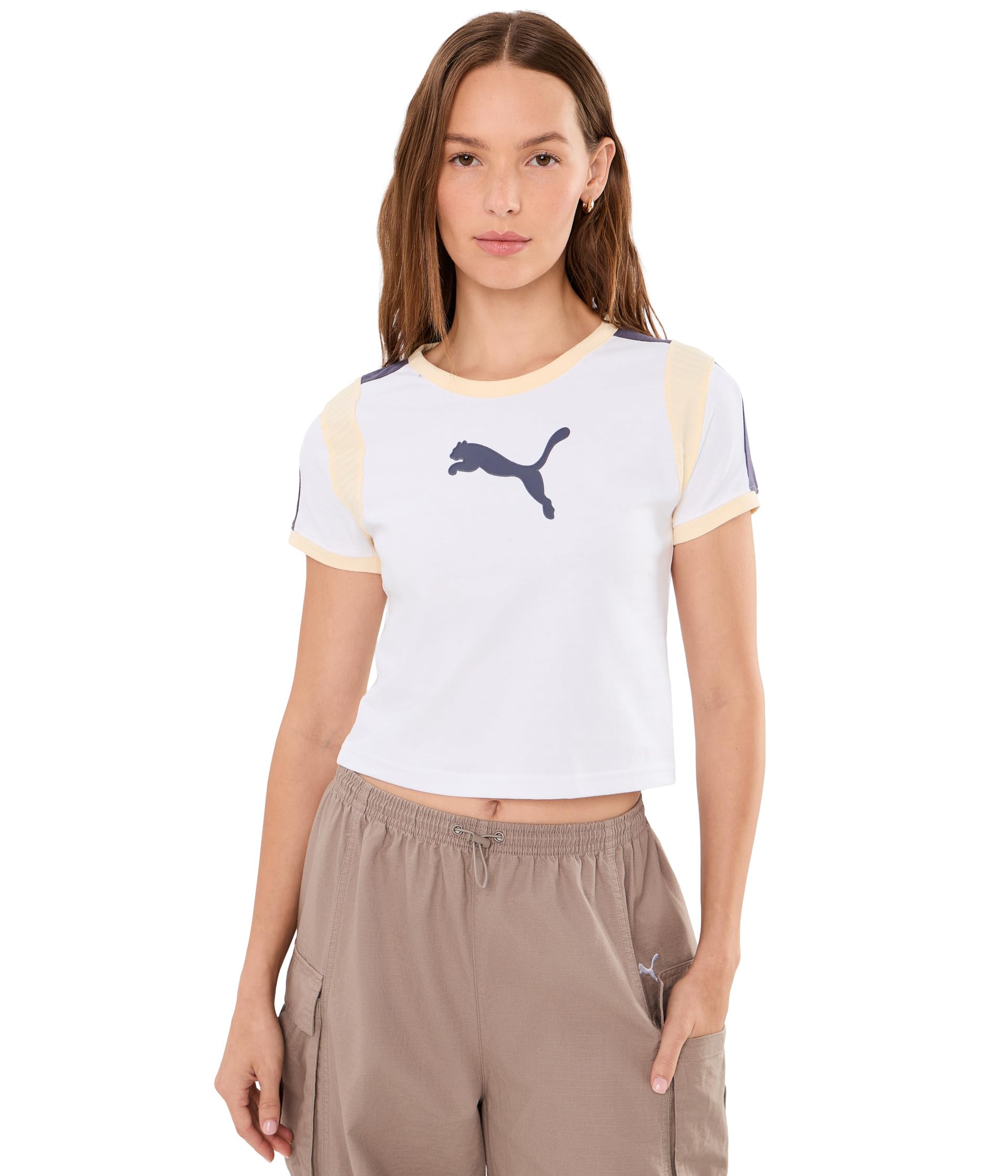 Graphic Ringer Baby Tee