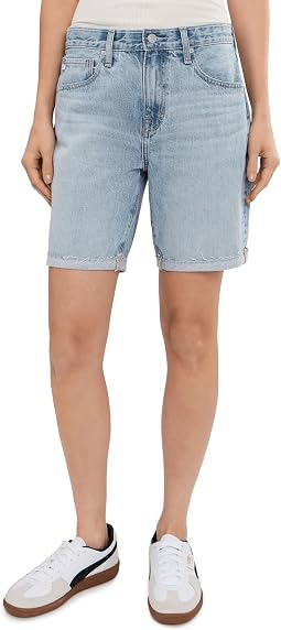 Женские шорты Ex-Boyfriend Mid-Rise Slouchy in Soft Focus AG Jeans