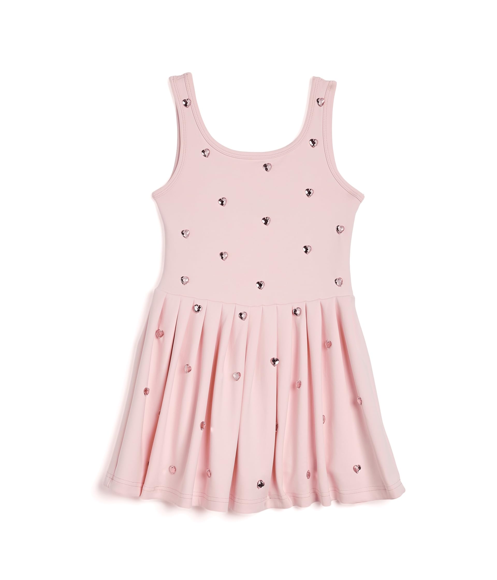 Peach Heart Scuba Tennis Dress (Little Kid/Big Kid)