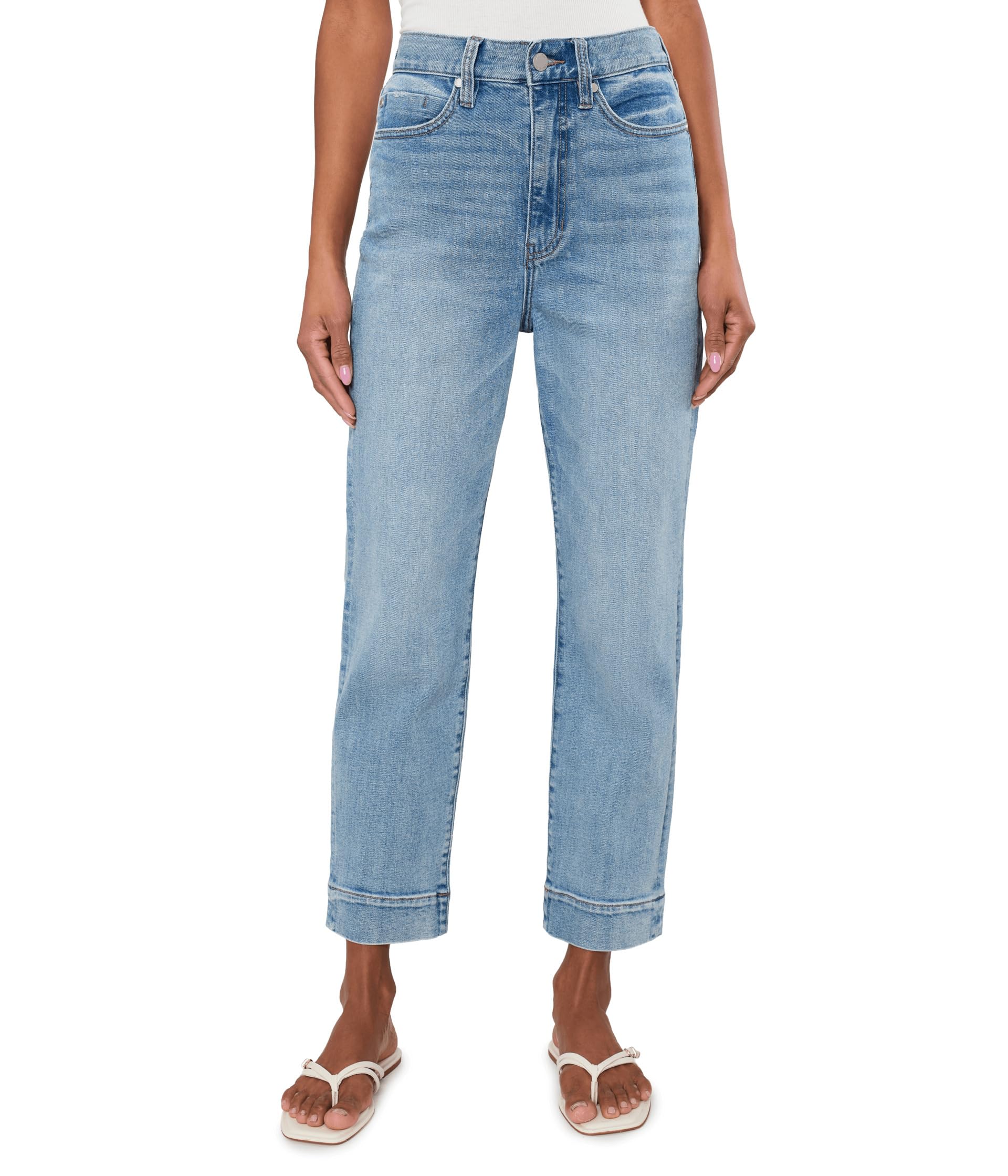 Джинсы Liv High-Rise Relaxed Crop Skinny Liverpool Los Angeles