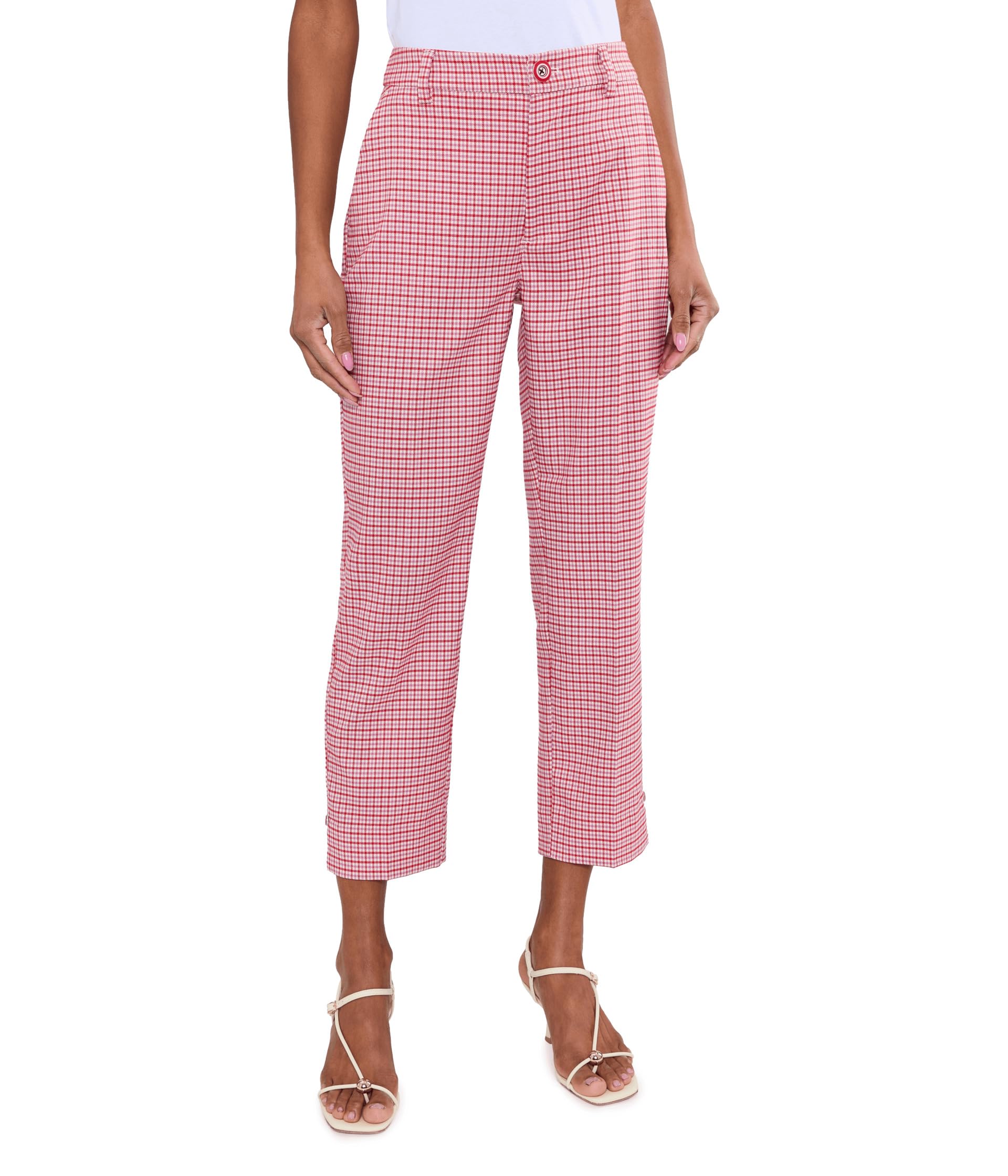 Брюки Kelsey Mid-Rise Crop с разрезом