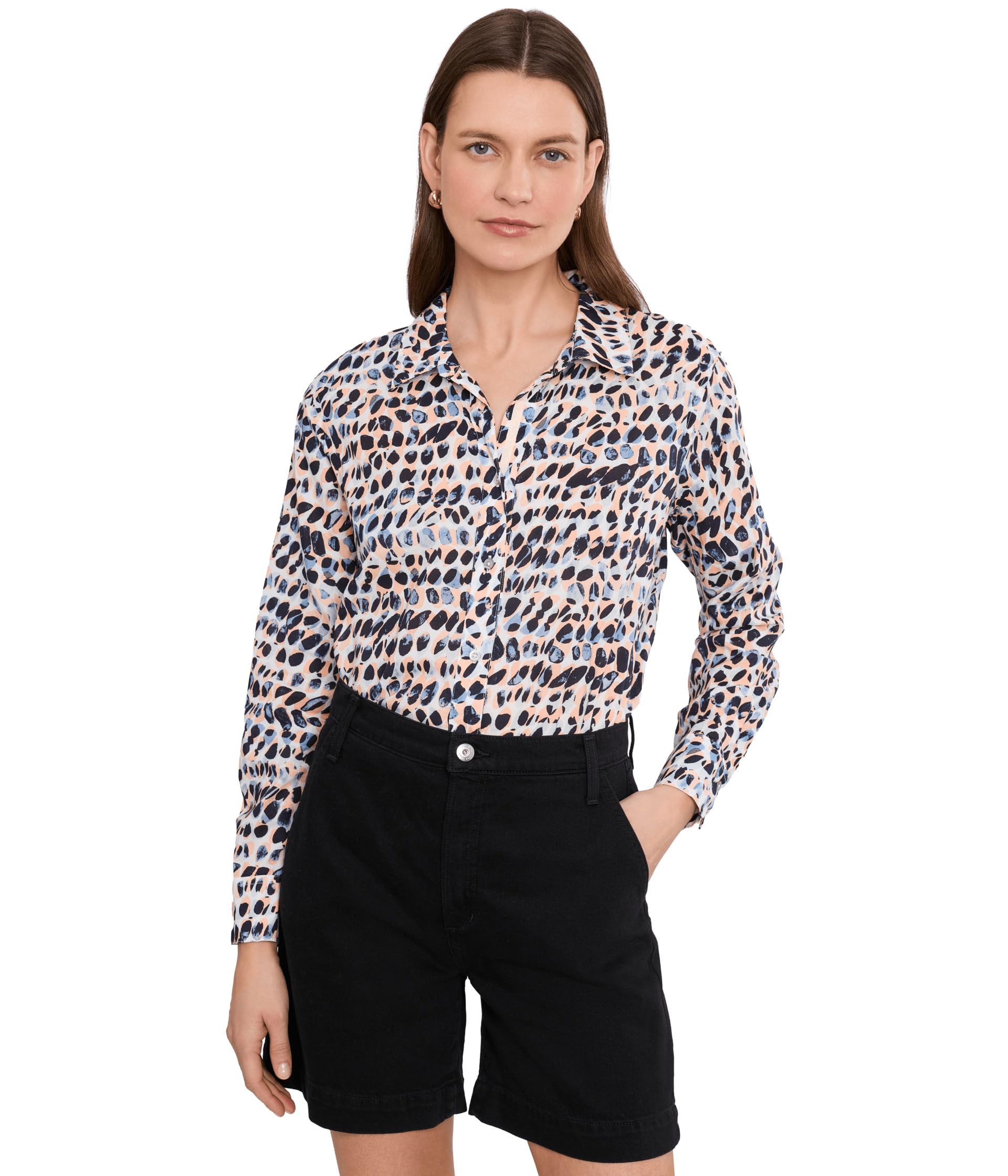 Рубашка NZ by NIC+ZOE Spotted Core Cotton