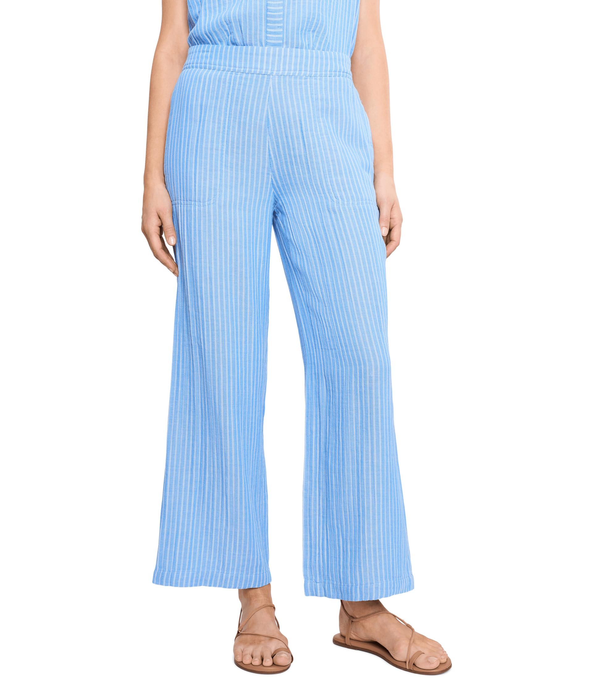 Fairfield Wide Leg Gauze Ankle Pants