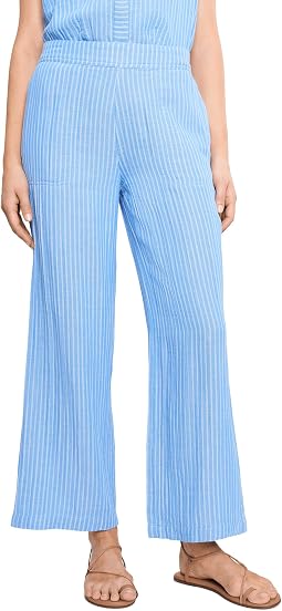 Fairfield Wide Leg Gauze Ankle Pants
