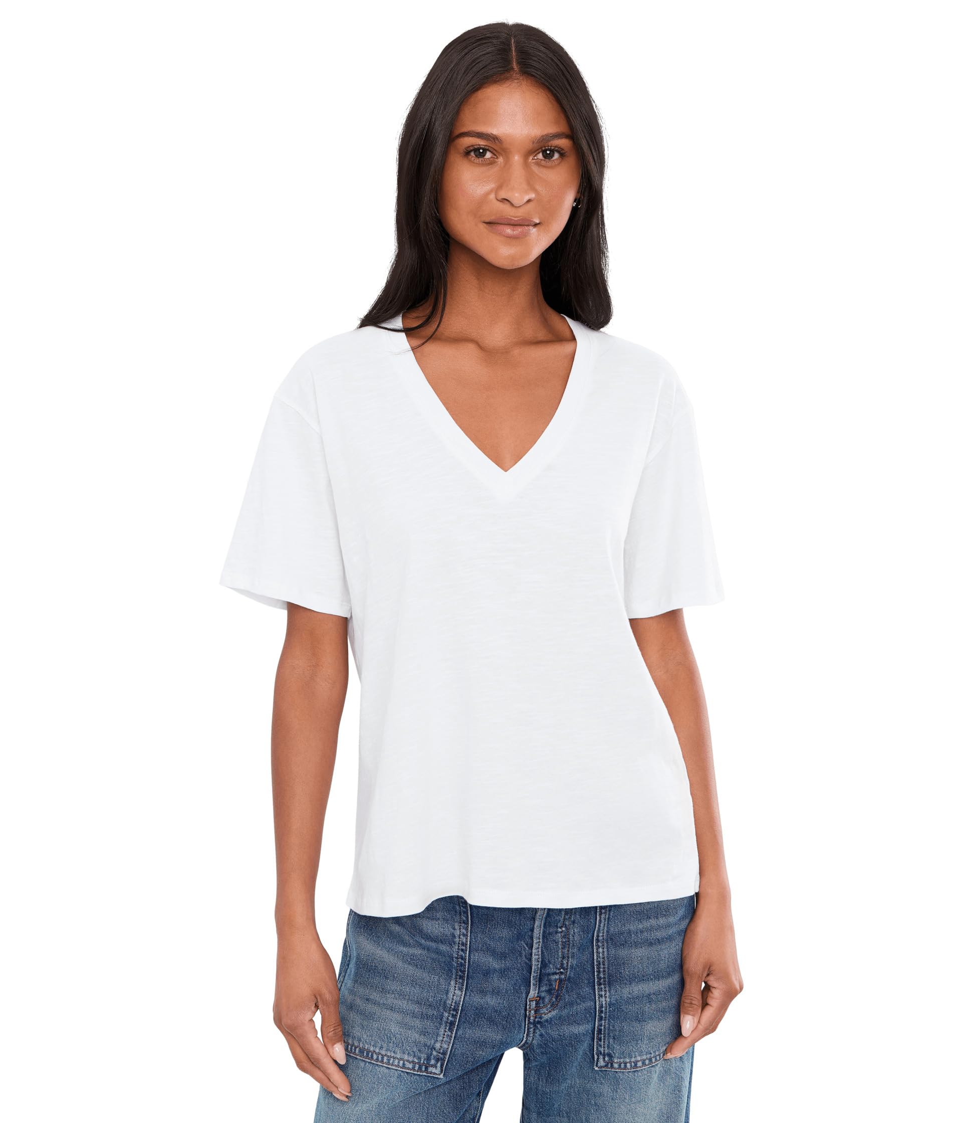 Футболка Louisa Boyfriend V-Neck с коротким рукавом
