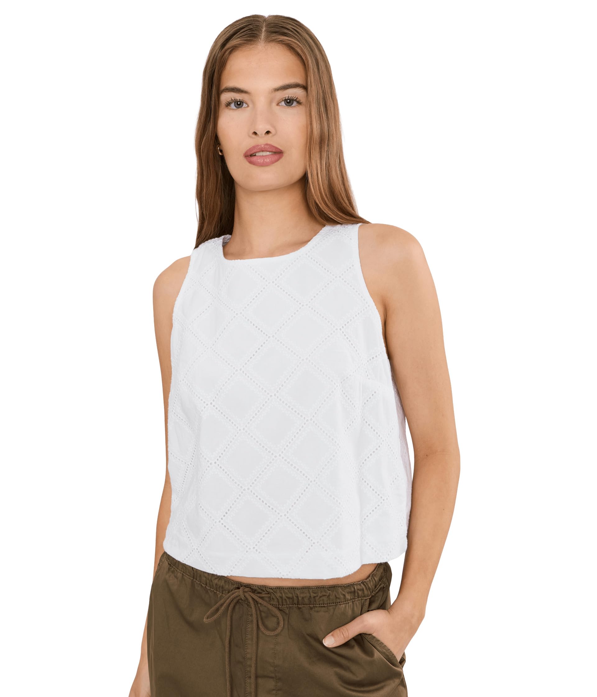 Petite топ Diamond Eyelet NIC+ZOE