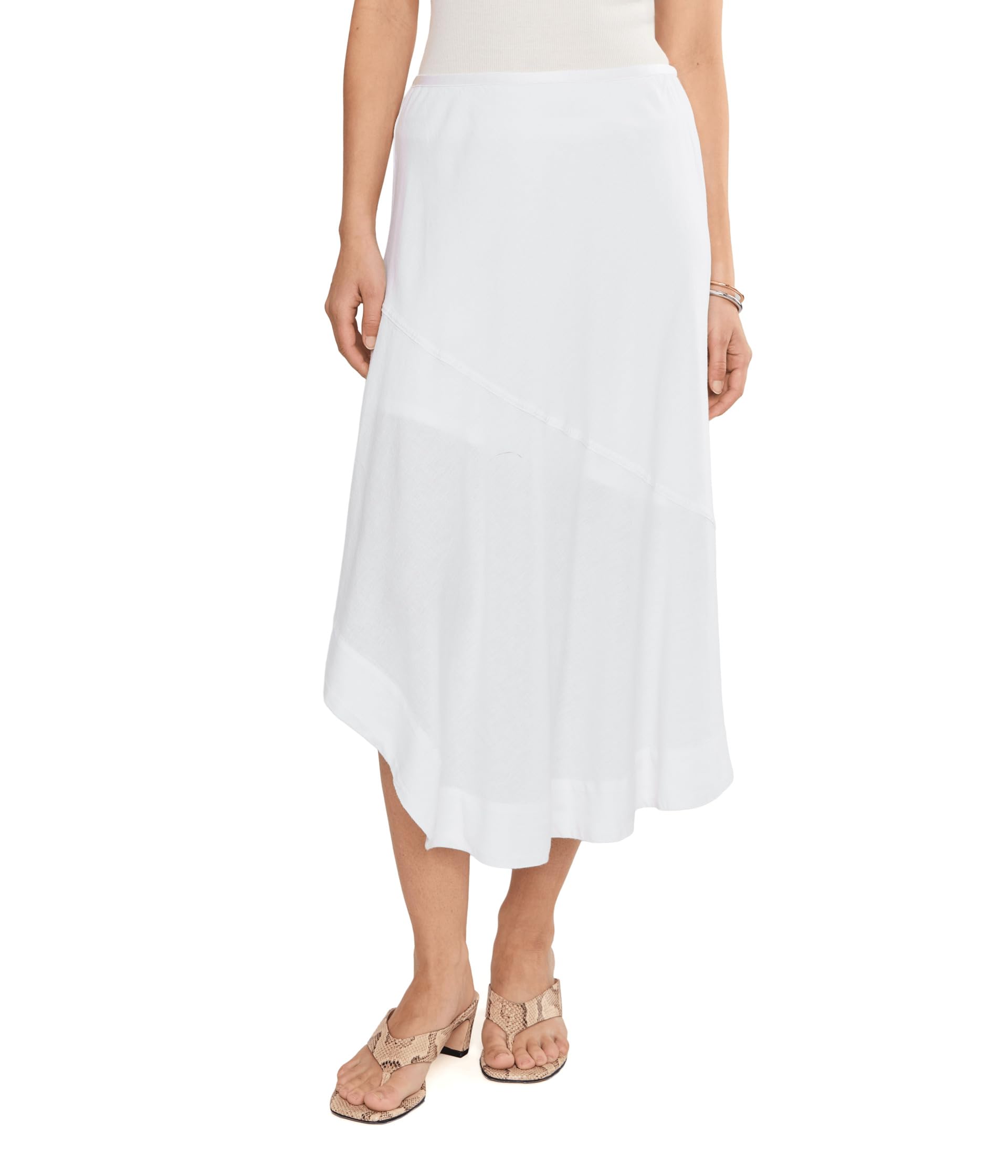 Petite Long Engagement Rumba Linen Skirt