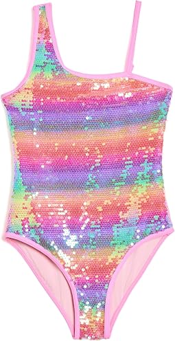Детский купальник с пайетками Sequin Rainbow