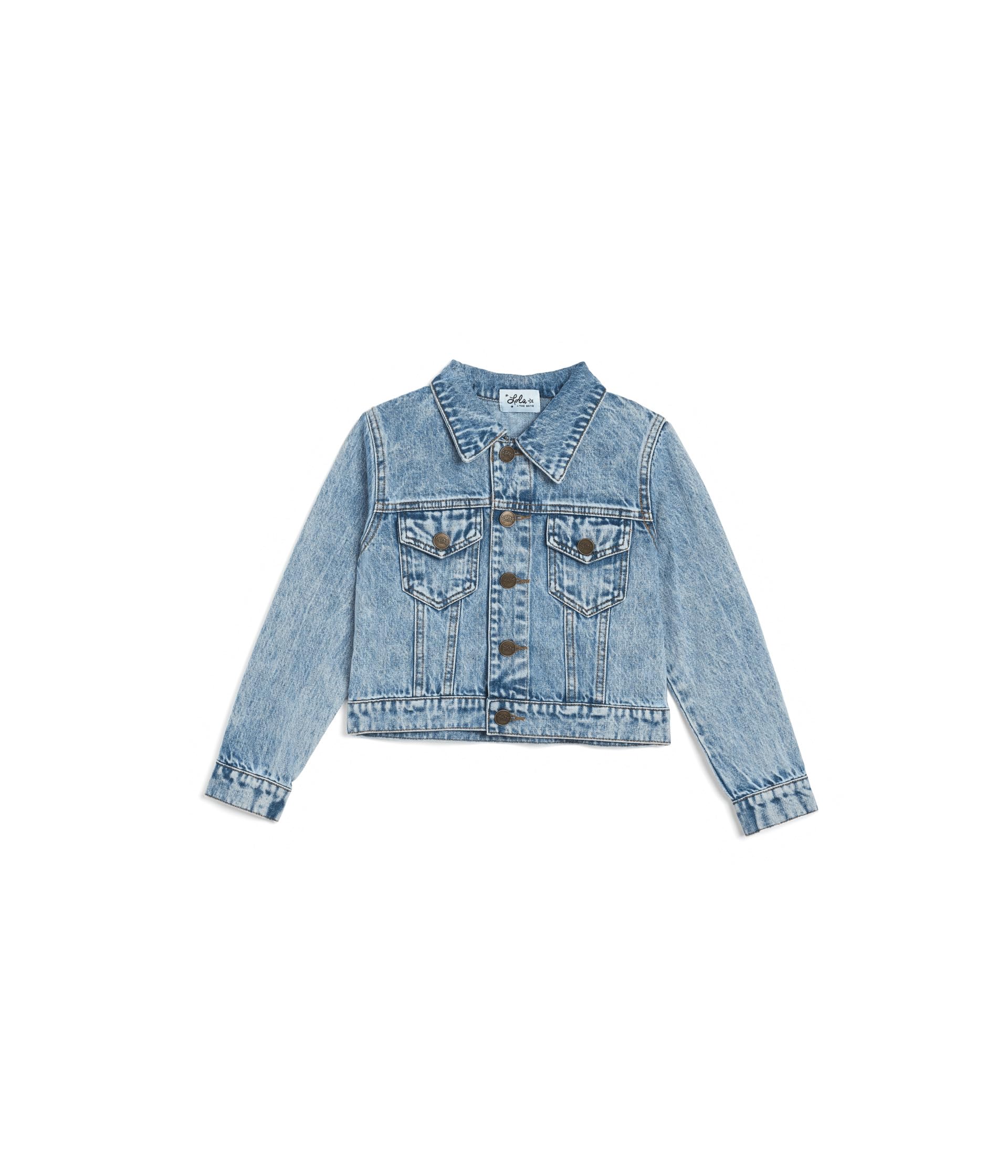 American Flag Denim Jacket (Little Kid/Big Kig)