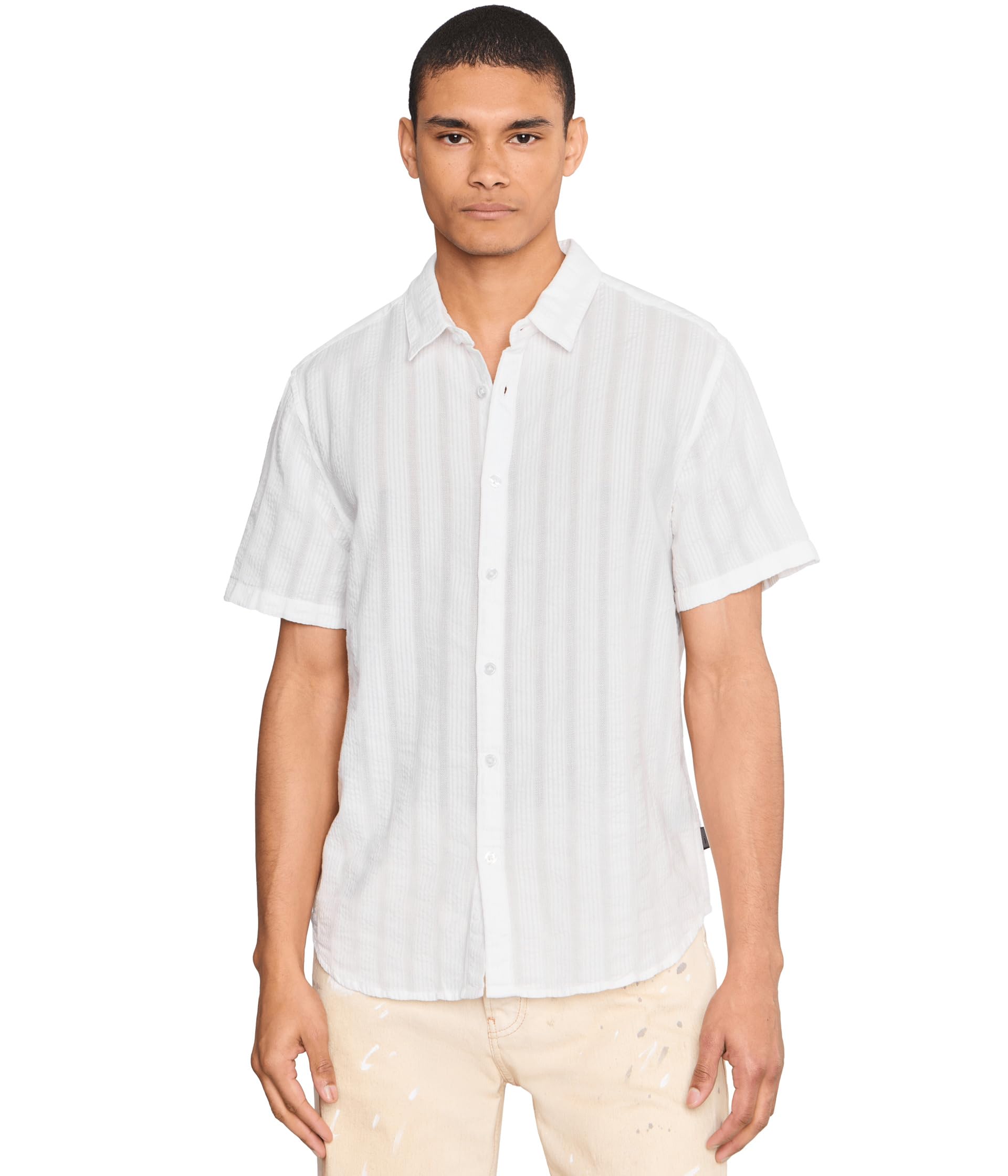 Carson Short Sleeve Front Placket Shirt W992f26