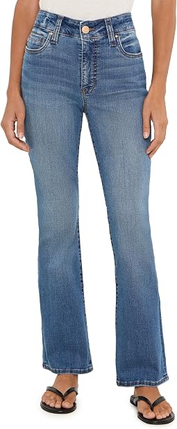 Petite Natalie High-Rise Fab AB Bootcut in Interactive
