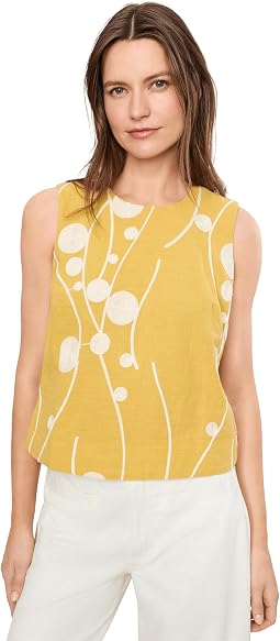 Женский топ Sleeveless Button Back Woven