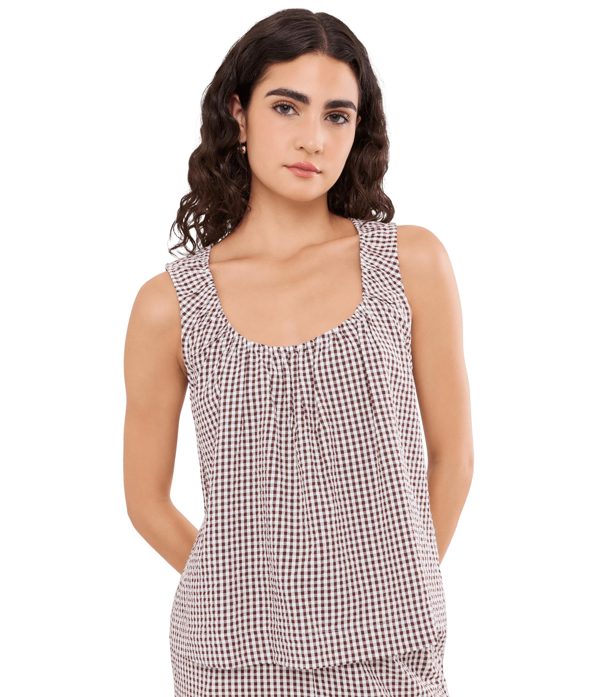 The Ana U-Neck Sleeveless Blouse
