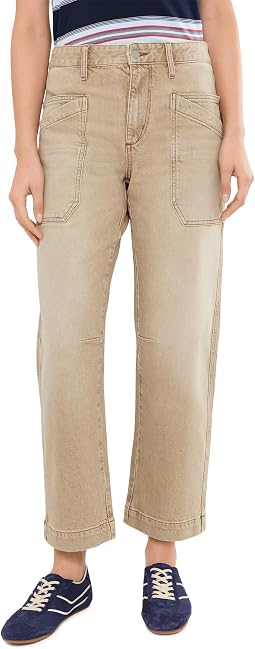 Женские джинсы с двумя карманами в цвете Washed Tannin