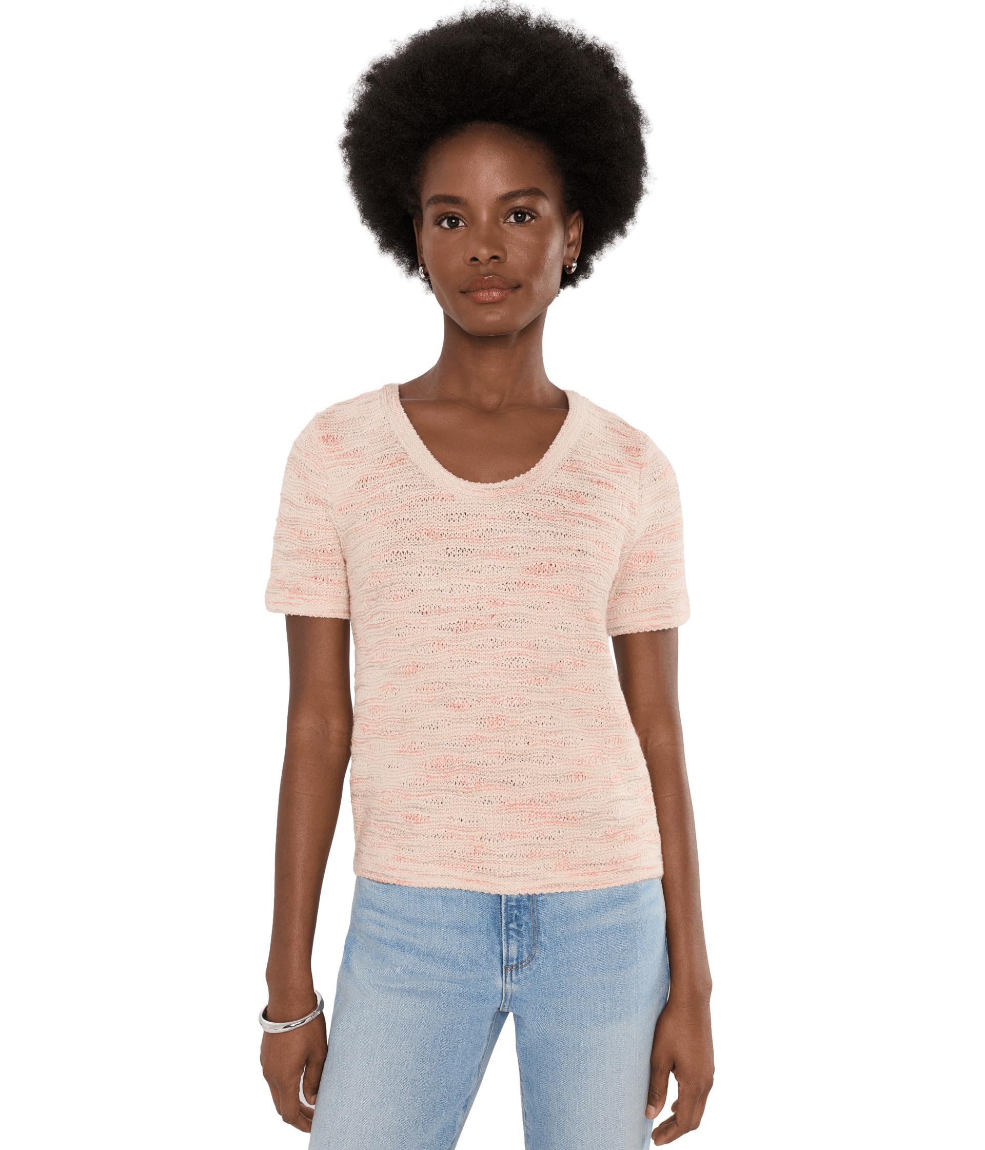 Textured Wave Sweater Tee