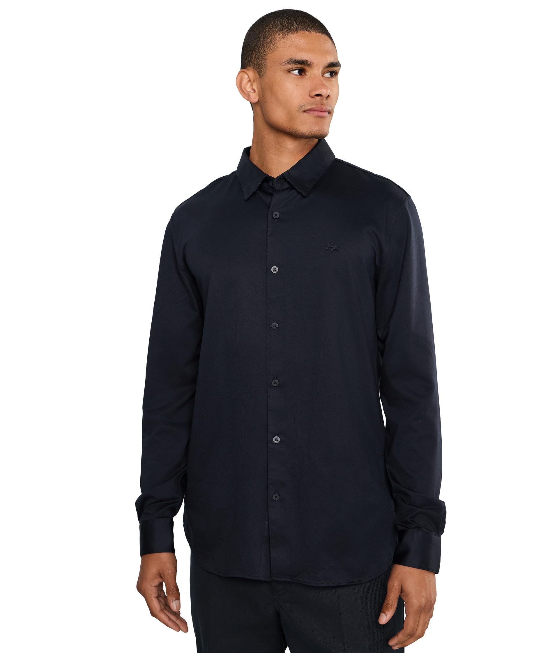 Slim Fit Cotton Blend Shirt