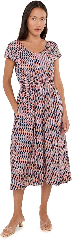 Petite Sideways Dierdre Cap Sleeve Dress