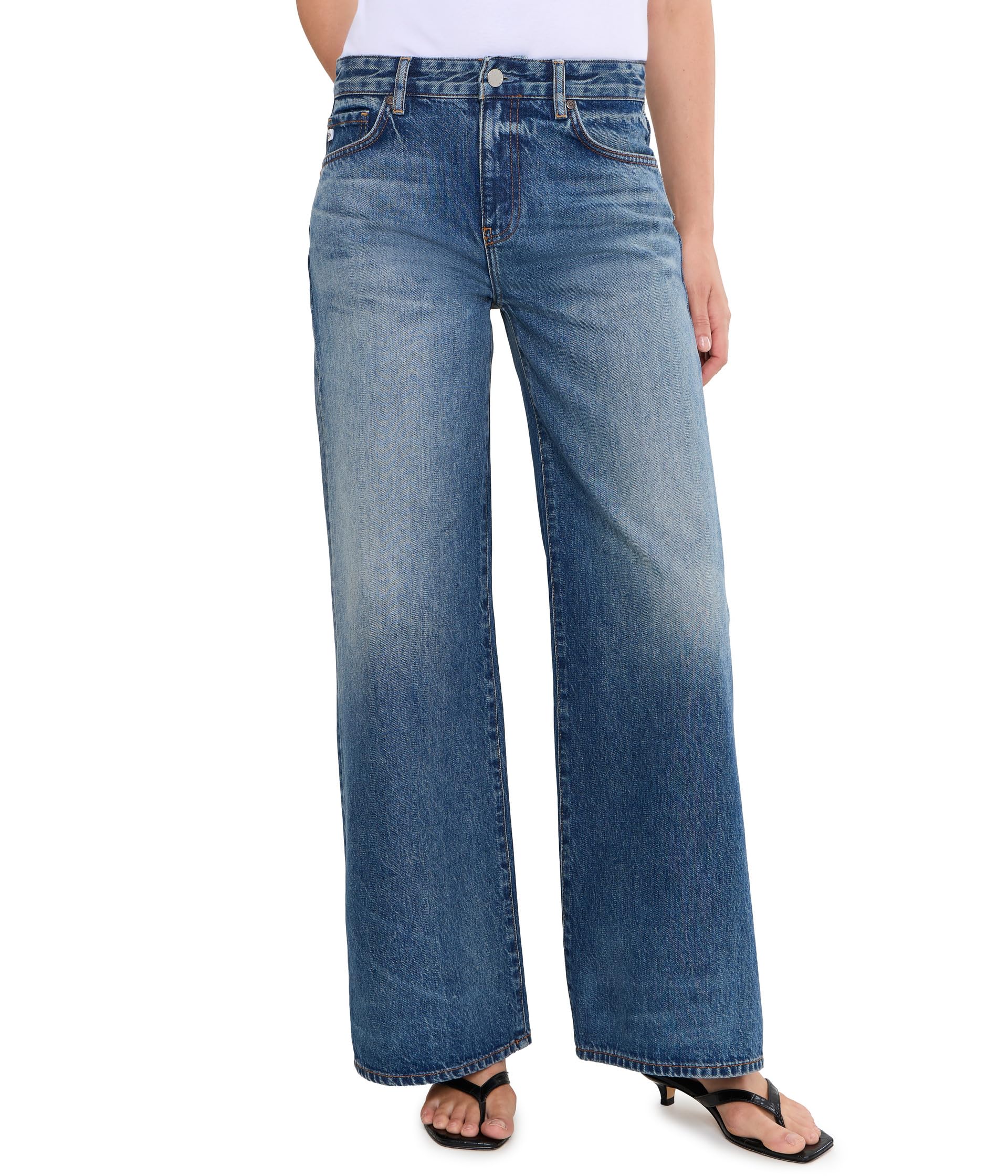Saige Mid-Rise Wide Leg in Nostalgia