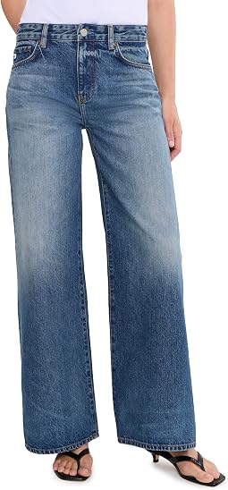 Джинсы Saige Mid-Rise Wide Leg в цвете Nostalgia