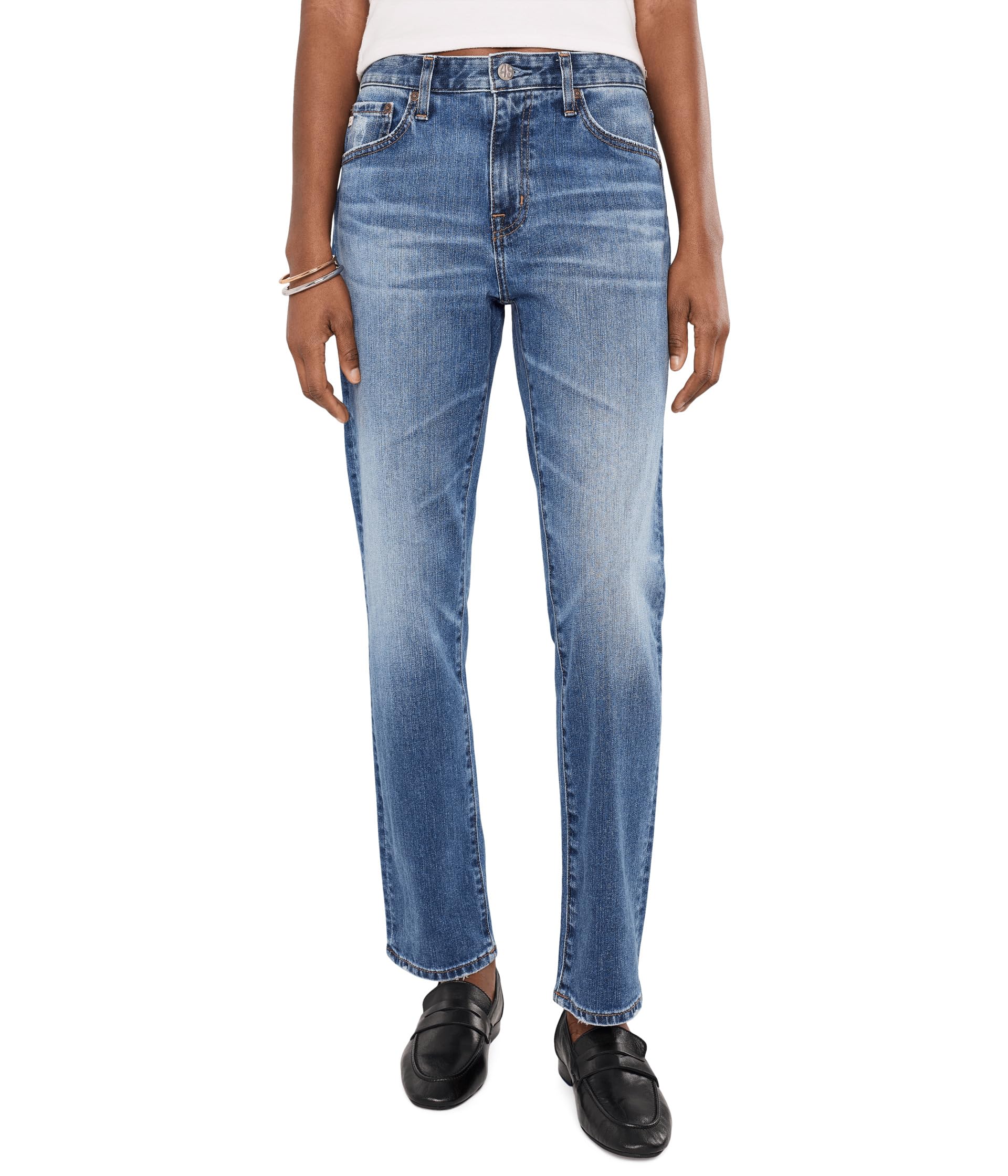 Джинсы AG Jeans Ex-Boyfriend Mid-Rise Slouchy Slim in 15 Years Prague