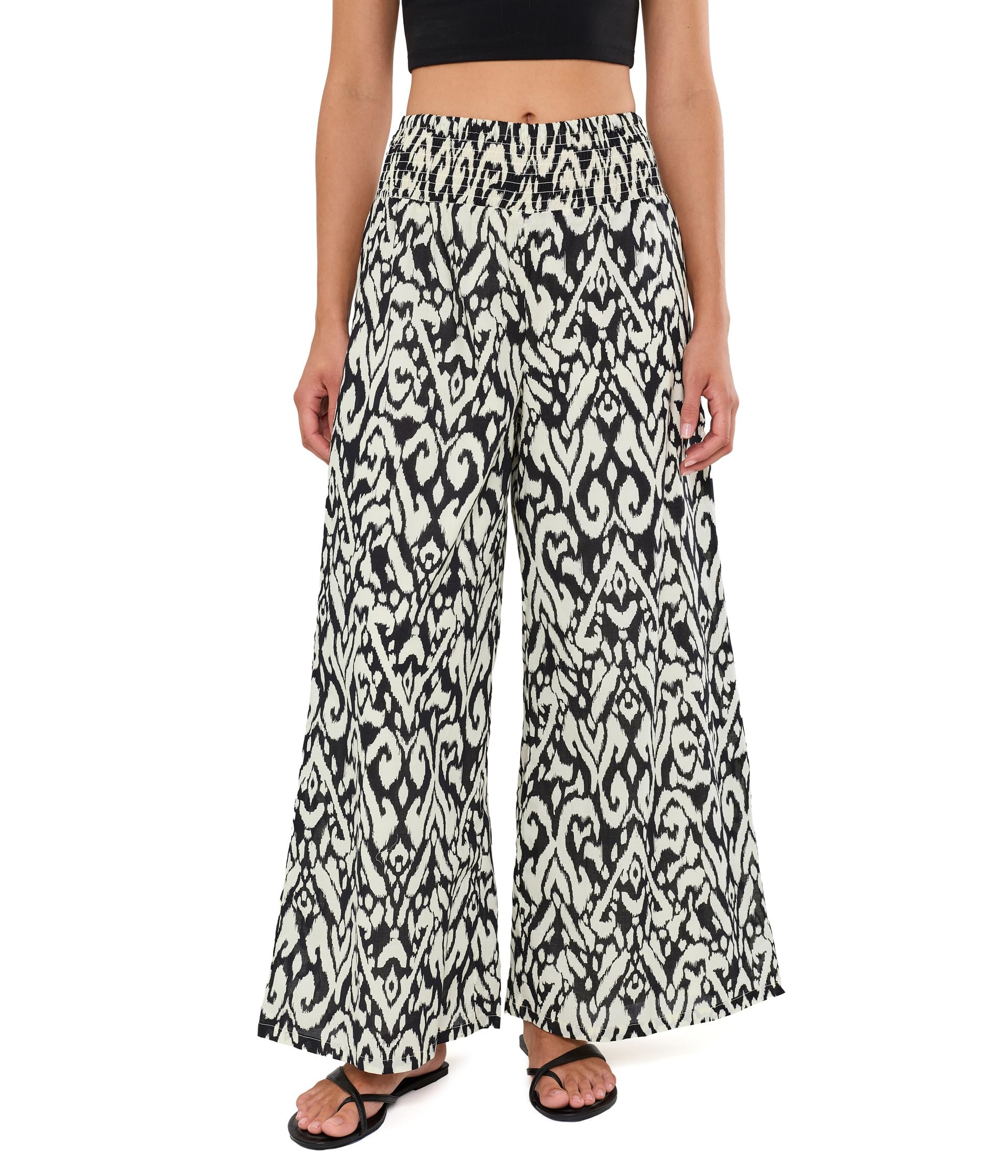 Брюки Cropped Wide Leg