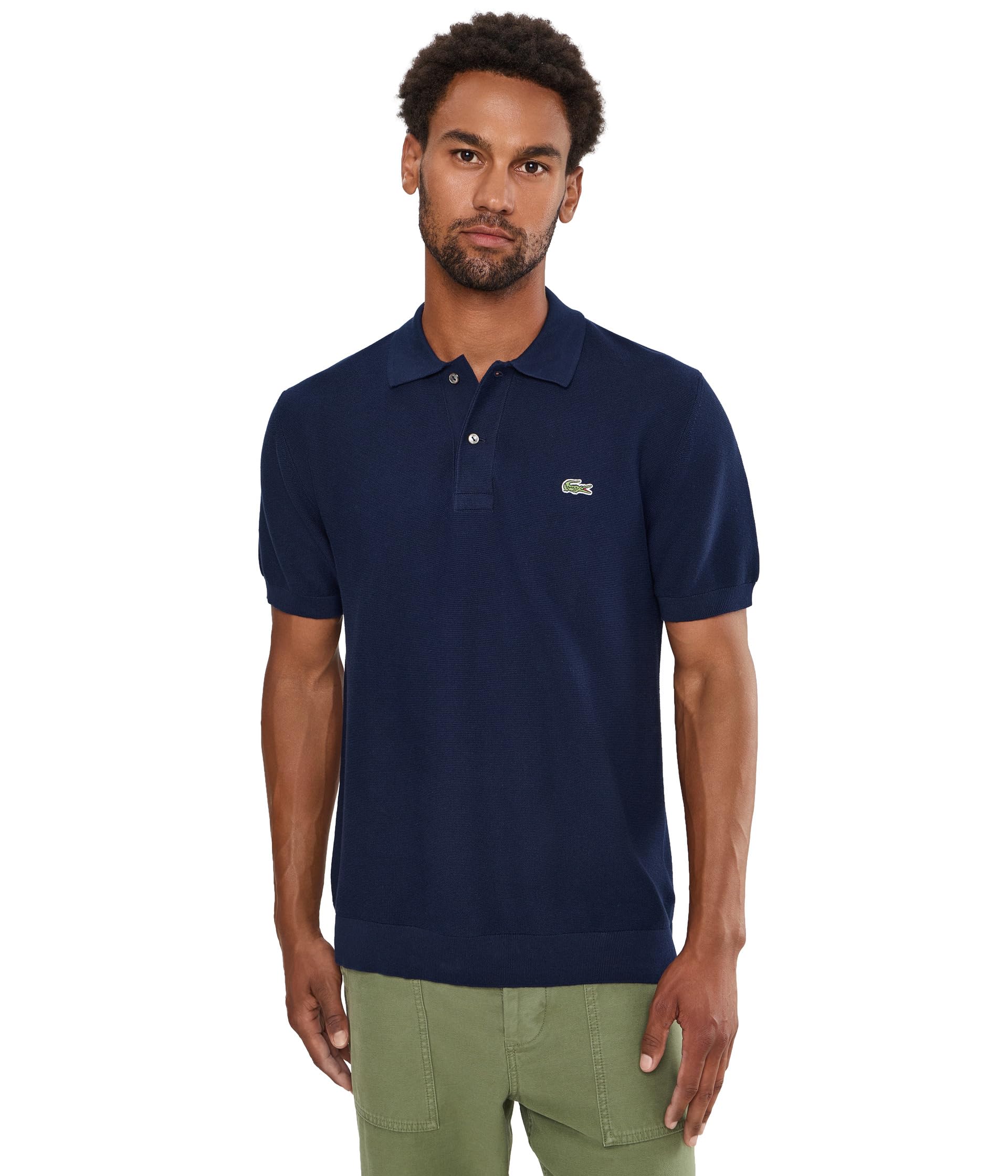 Classic Fit Knitted Polo Shirt
