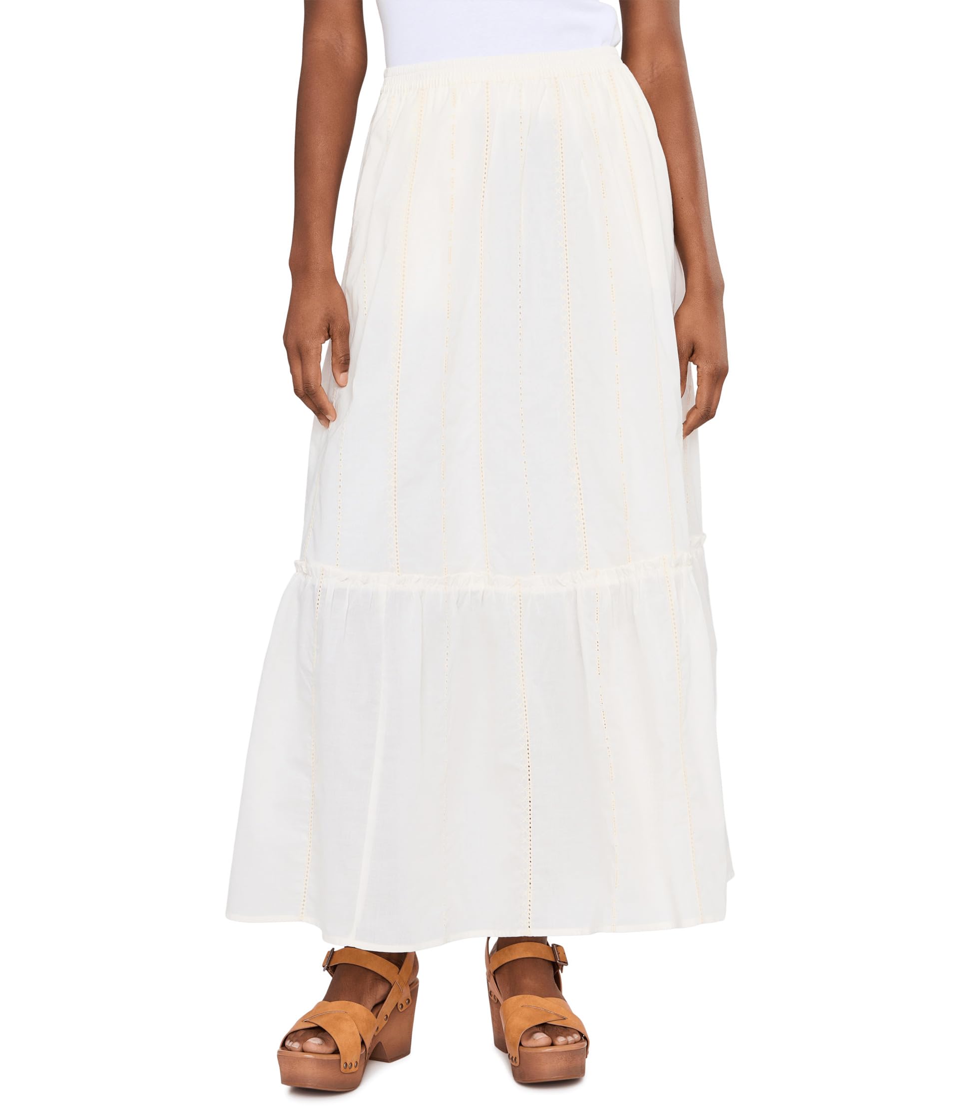 Liverpool Los Angeles Tiered Woven Pull-on Lined Maxi Skirt юбка женская maxi