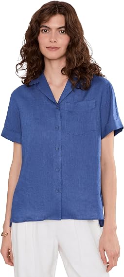 Рубашка Camp Linen с коротким рукавом